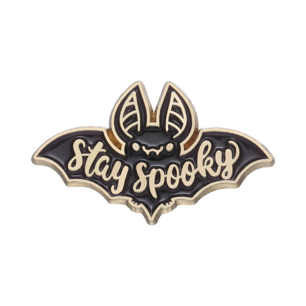 "Stay Spooky" Bat Enamel Pin
