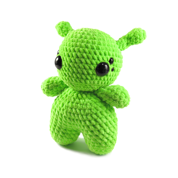 Alien Plush, crochet alien plush