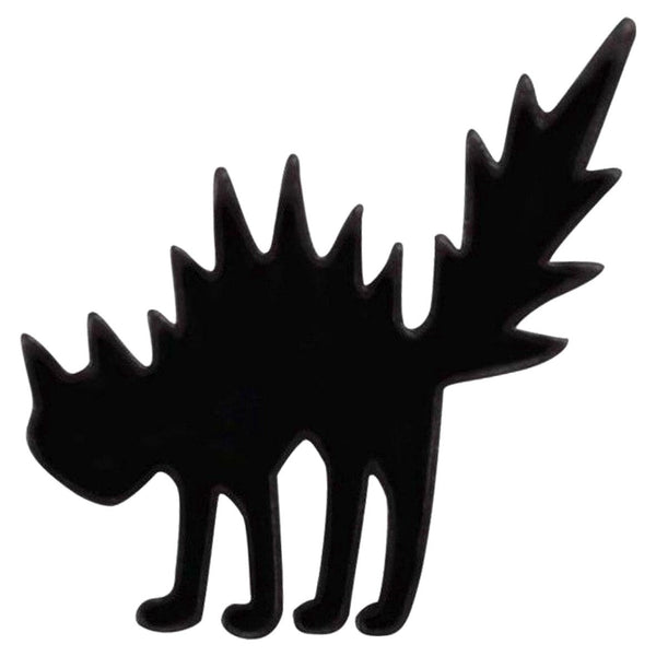 Scaredy Cat enamel pin — Spooky Stitchcrafts