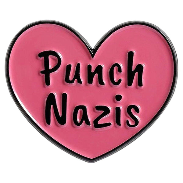Punch Nazis enamel pin — Spooky Stitchcrafts