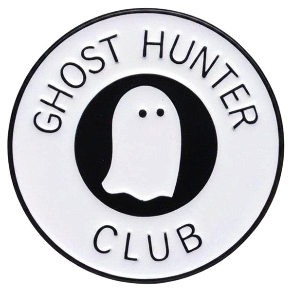 Ghost Hunter Club enamel pin — Spooky Stitchcrafts