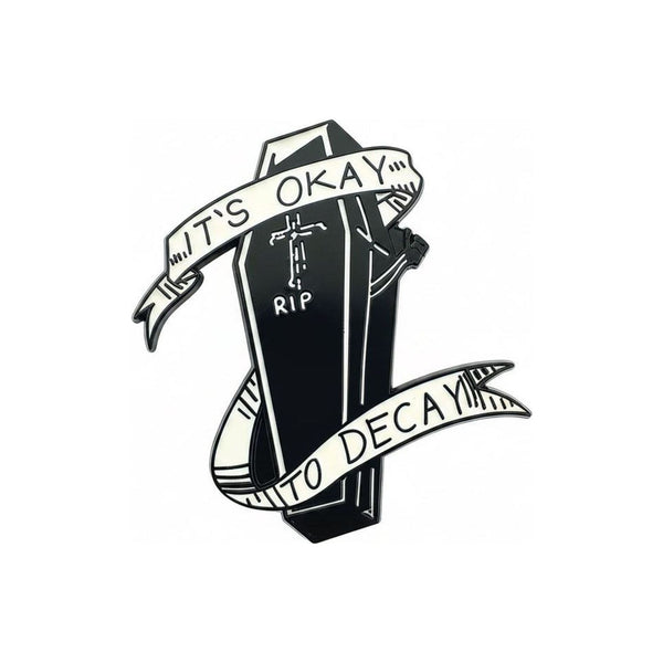 Decay Coffin enamel pin — Spooky Stitchcrafts