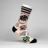 Tattooed Lady Crew Socks detail
