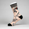 Tattooed Lady Crew Socks detail 2
