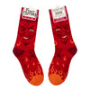 Vintage Devil Crew Socks detail 3