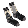 Death Tarot Card Crew Socks flat lay