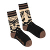Death's Head Hawkmoth Crew Socks flat lay