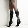 Serpentine Witch Knee High Socks worn