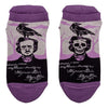 The Raven Poe Ankle Socks flat lay