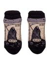 Death Tarot Card Ankle Socks flat-lay