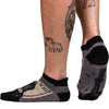 Death Tarot Card Ankle Socks worn on model