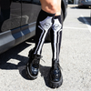 Frankie Skeleton Knee Socks, alternate view