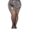 Celestial Fishnet Tights plus size, alternate view