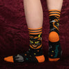 Vintage Black Cat Crew Socks model 3