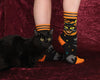 Vintage Black Cat Crew Socks model 5