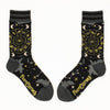 Astrology Crew Socks flat lay 2