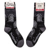 Garden of the Dead Crew Socks detail