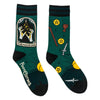 The Magician Tarot Nouveau Crew Socks flat lay