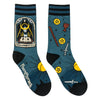 The High Priestess Tarot Nouveau Crew Socks flat lay