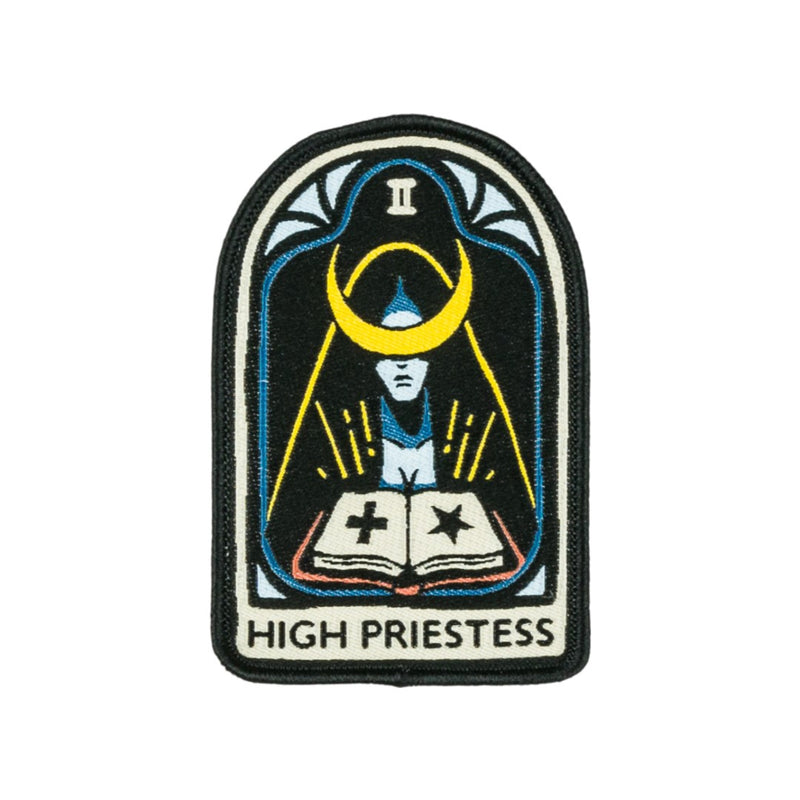 The High Priestess Tarot Nouveau Iron-On Patch