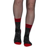 Elvira Mistress of the Dark Crew Socks worn