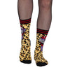 Elvira Macabre Mobile Crew Socks worn