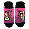 Elvira A Girl and Her Gonk Ankle Socks flat lay
