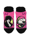 Elvira A Girl and Her Gonk Ankle Socks flat-lay