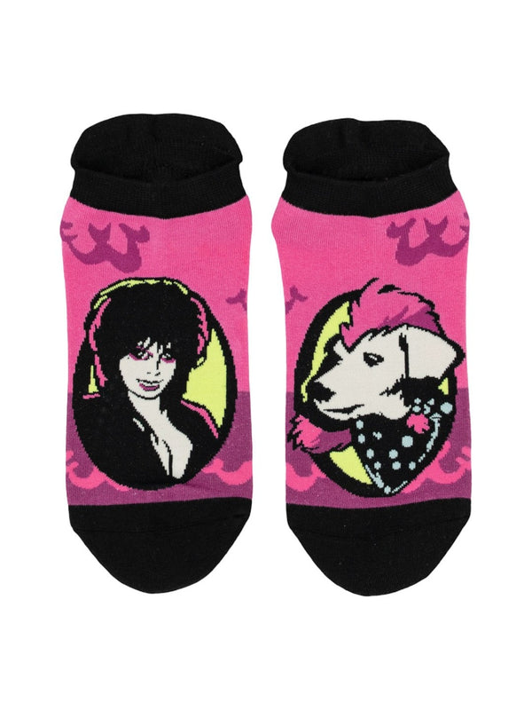 Elvira A Girl and Her Gonk Ankle Socks flat-lay