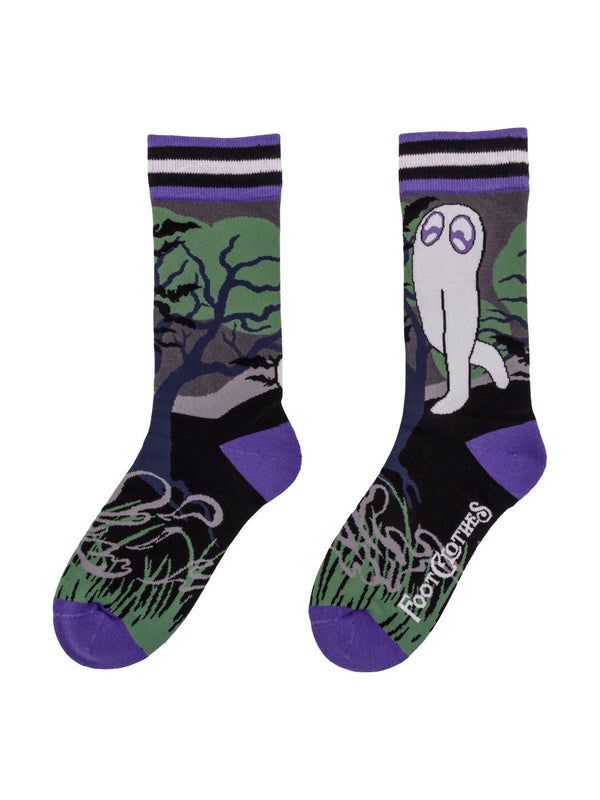 Cute Fresno Nightcrawler Crew Socks flat-lay