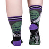 Cute Fresno Nightcrawler Crew Socks worn on model