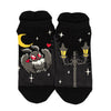 Cute Mothman Ankle Socks flat lay, front