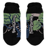 Cute Fresno Nightcrawler Ankle Socks flat lay back