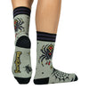 Widow's Web Crew Socks model