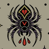 Widow's Web Crew Socks artwork