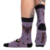 Bite Club Crew Socks worn on model