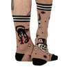 Superstitious Ink Crew Socks model front