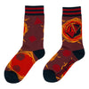 Dice of Destiny Crew Socks flat lay left