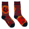 Dice of Destiny Crew Socks flat lay right