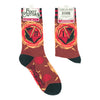 Dice of Destiny Crew Socks flat lay
