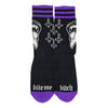 Bite Me Bitch Crew Socks flat lay