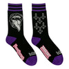 Bite Me Bitch Crew Socks flat lay