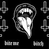 Bite Me Bitch Crew Socks artwork