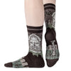 Rest in Peace Crew Socks model back
