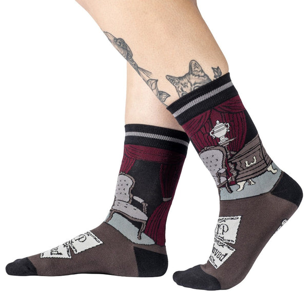 Death Parlour Crew Socks model left