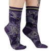 Scaredy Cats Crew Socks model right 2