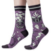 The Witching Hour Crew Socks model left
