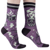 The Witching Hour Crew Socks model right 2