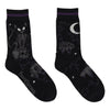 Meowmento Mori Crew Socks flat lay right