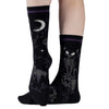 Meowmento Mori Crew Socks model front